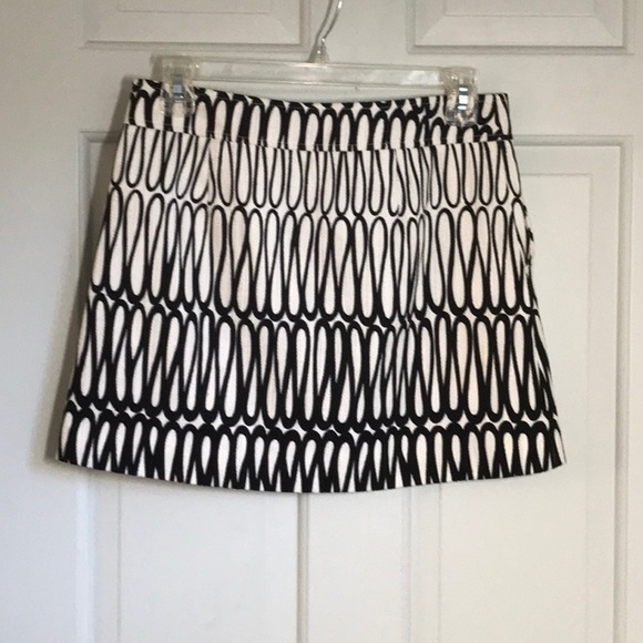 Tibi Black and White Knit Mini Skirt - Picture 2 of 4